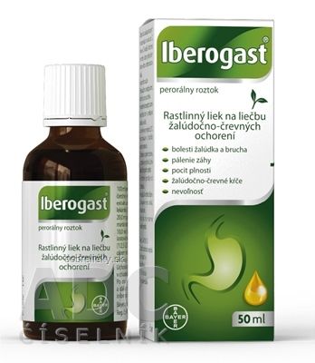 Iberogast sol por (fľ.skl.hnedá) 1x50 ml