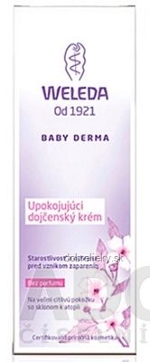 WELEDA BABY Upokojujúci dojčenský krém ochrana pred vznikom zaparenín 1x50 ml